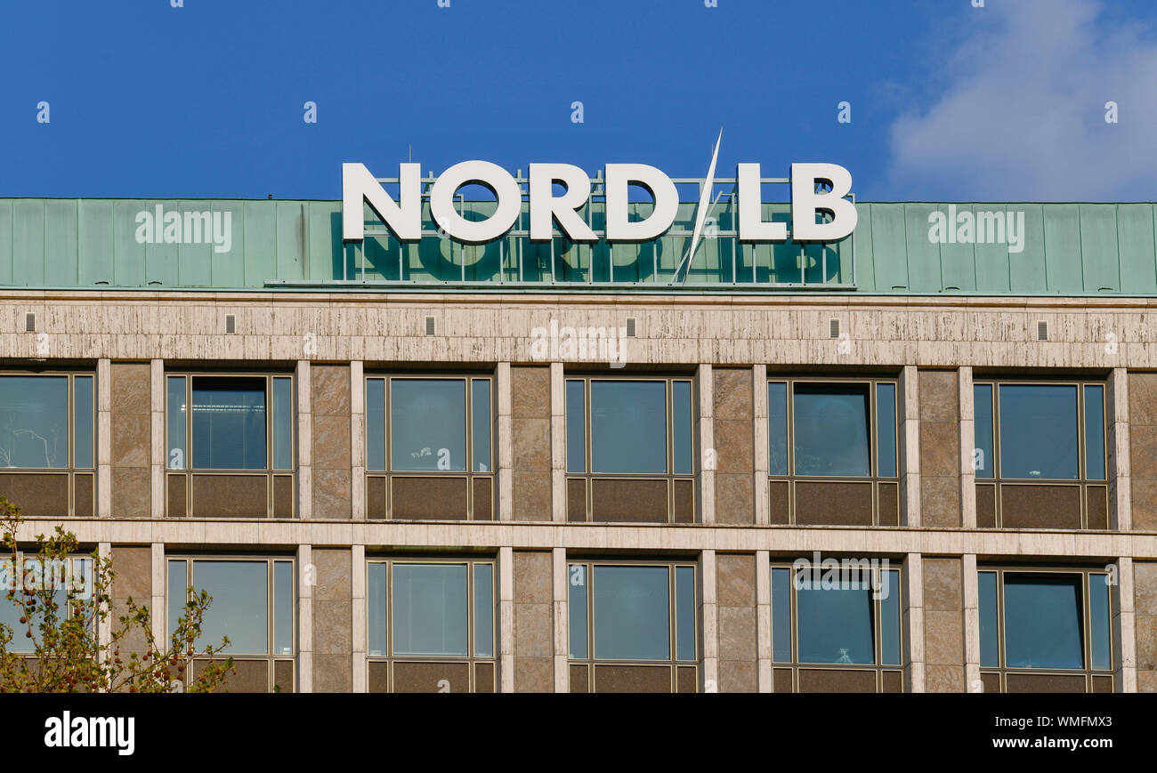 Norddeutsche Landesbank Nord/LB, Georgsplatz, Hannover, Niedersachsen, Deutschland Stock Photo