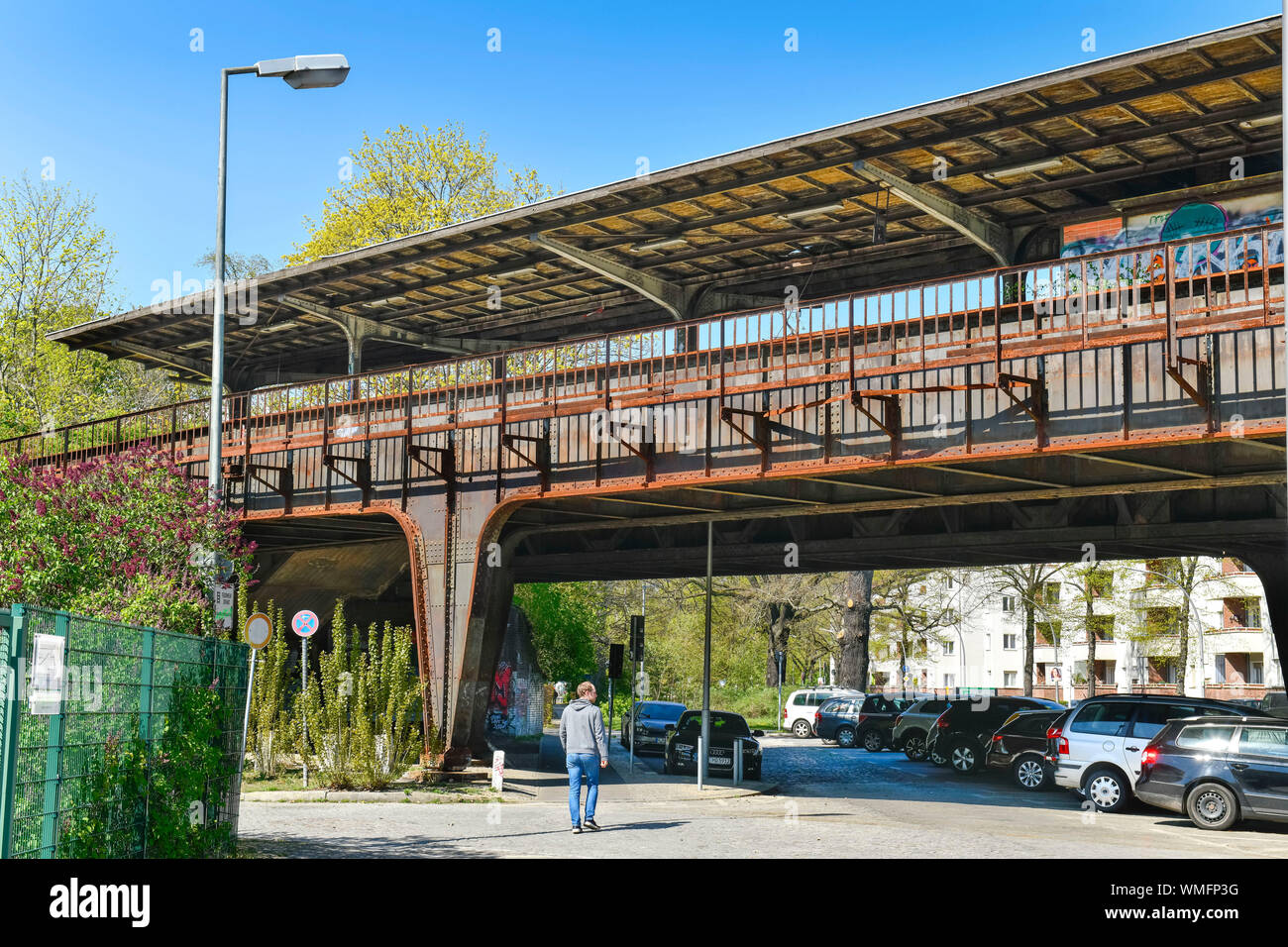 Siemensbahn, stillgelegter Bahnhof Siemenstadt, Siemensstadt, Spandau, Berlin, Deutschland Stock Photo