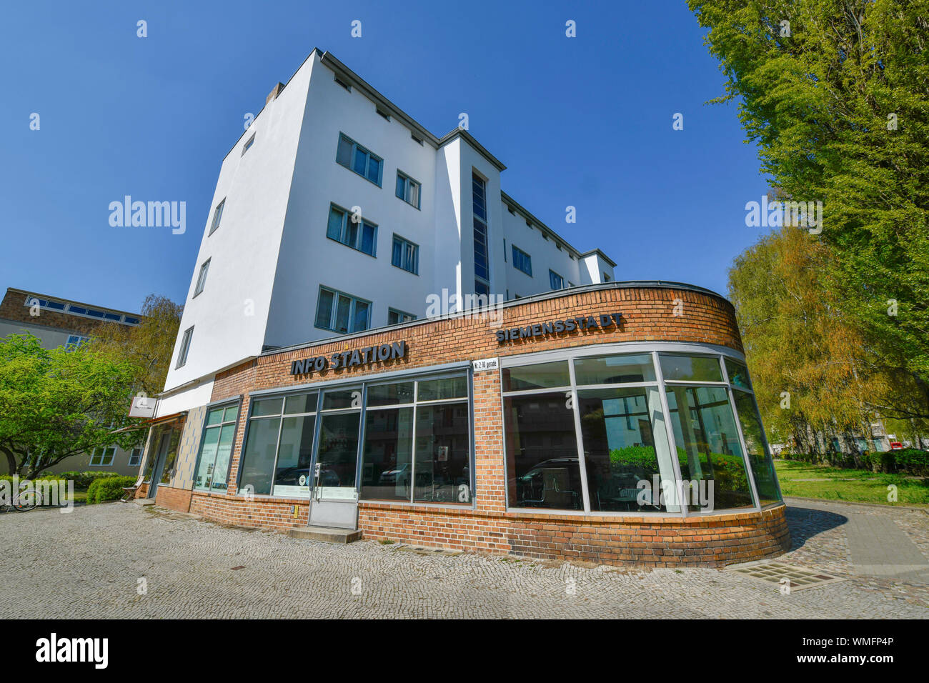 Haus von Fred Forbat, Goebelstrasse, Grosssiedlung Siemensstadt, Spandau, Berlin, Deutschland Stock Photo