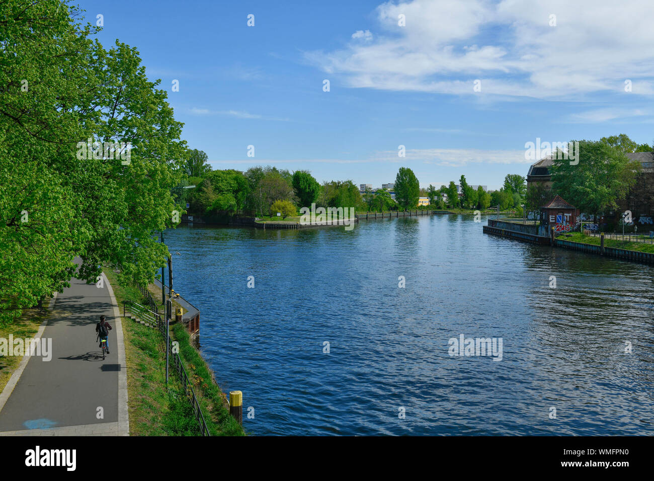 Spreemuendung in die Havel, Spandau, Berlin, Deutschland, Spree Stock Photo Alamy