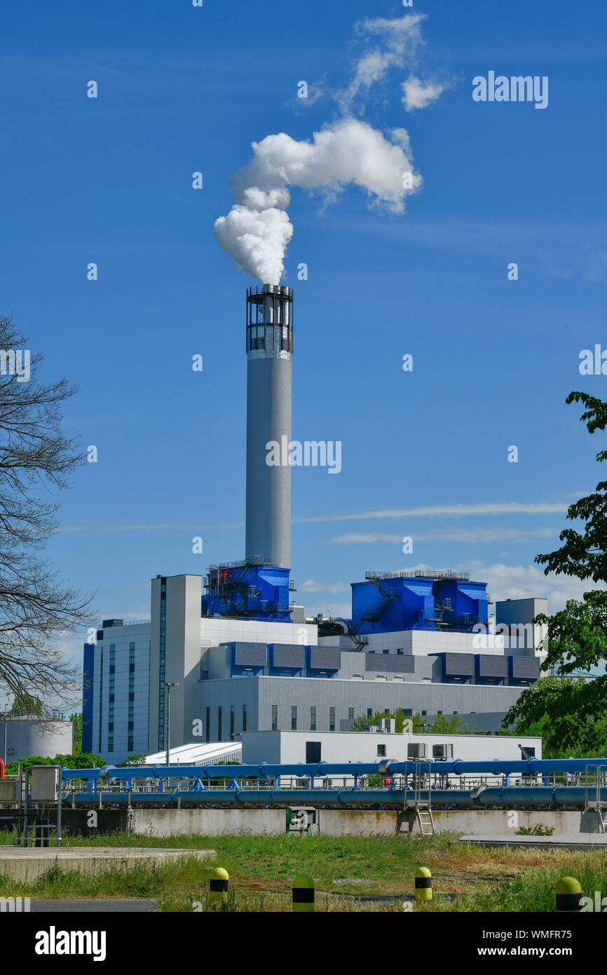 Klaerwerk, Freiheit, Ruhleben, Spandau, Berlin, Deutschland Stock Photo