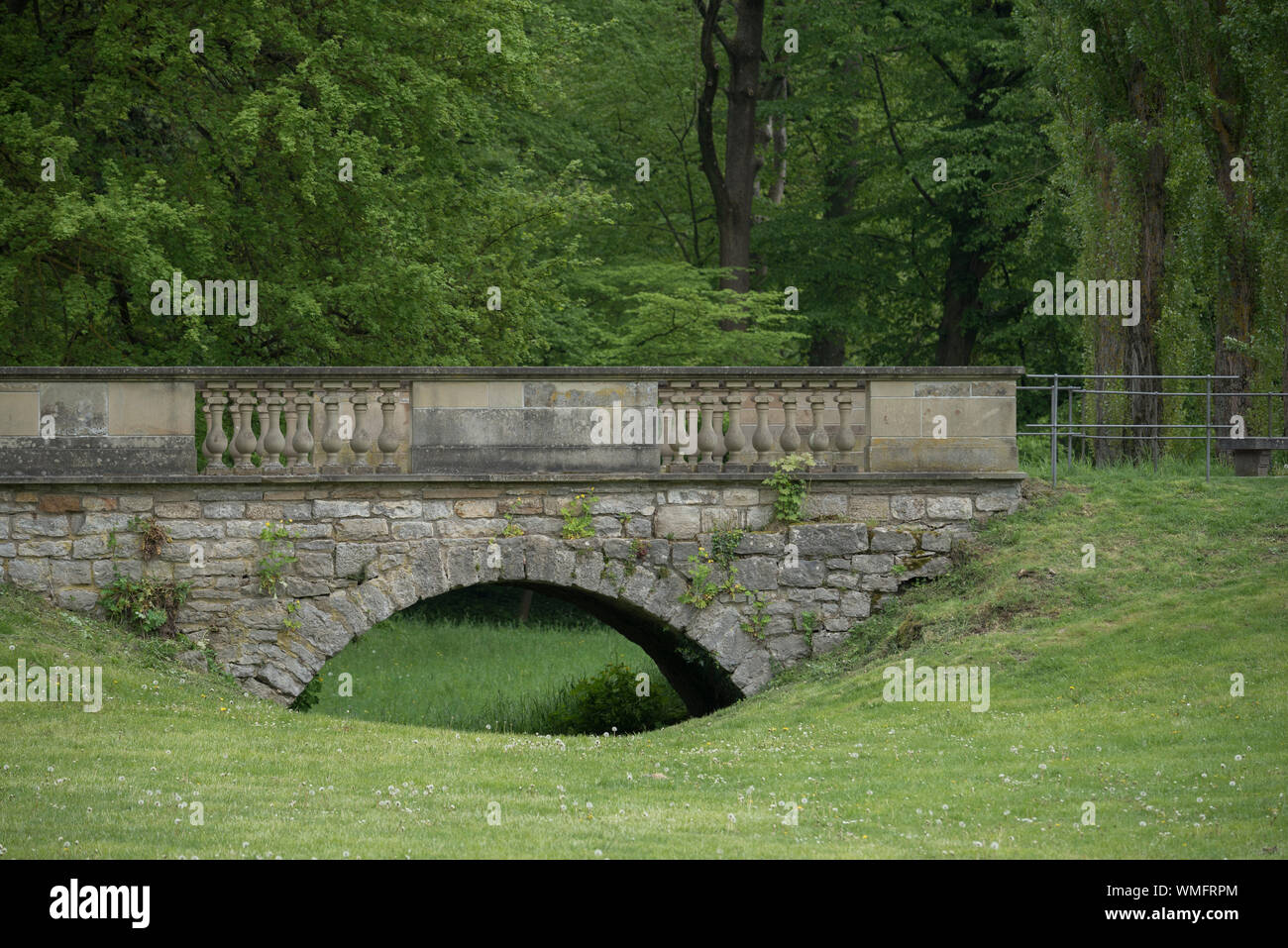 Castle garden, bad mergentheim, tauber valley, tauber-franconia, baden-wuerttemberg, heilbronn-franconia, germany Stock Photo