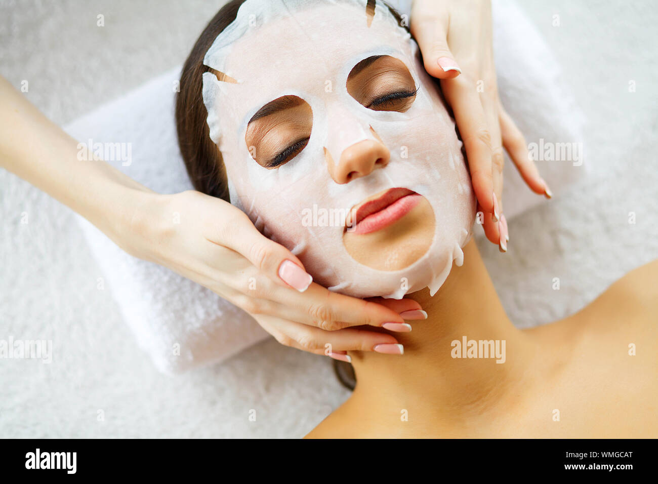 Beautiful Woman Face Mask