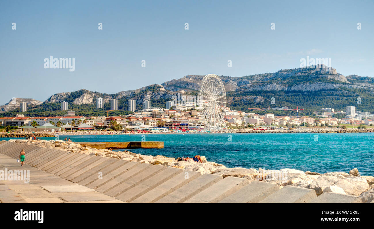 Marseille Plage Du Prado Stock Photo 270818161 Alamy