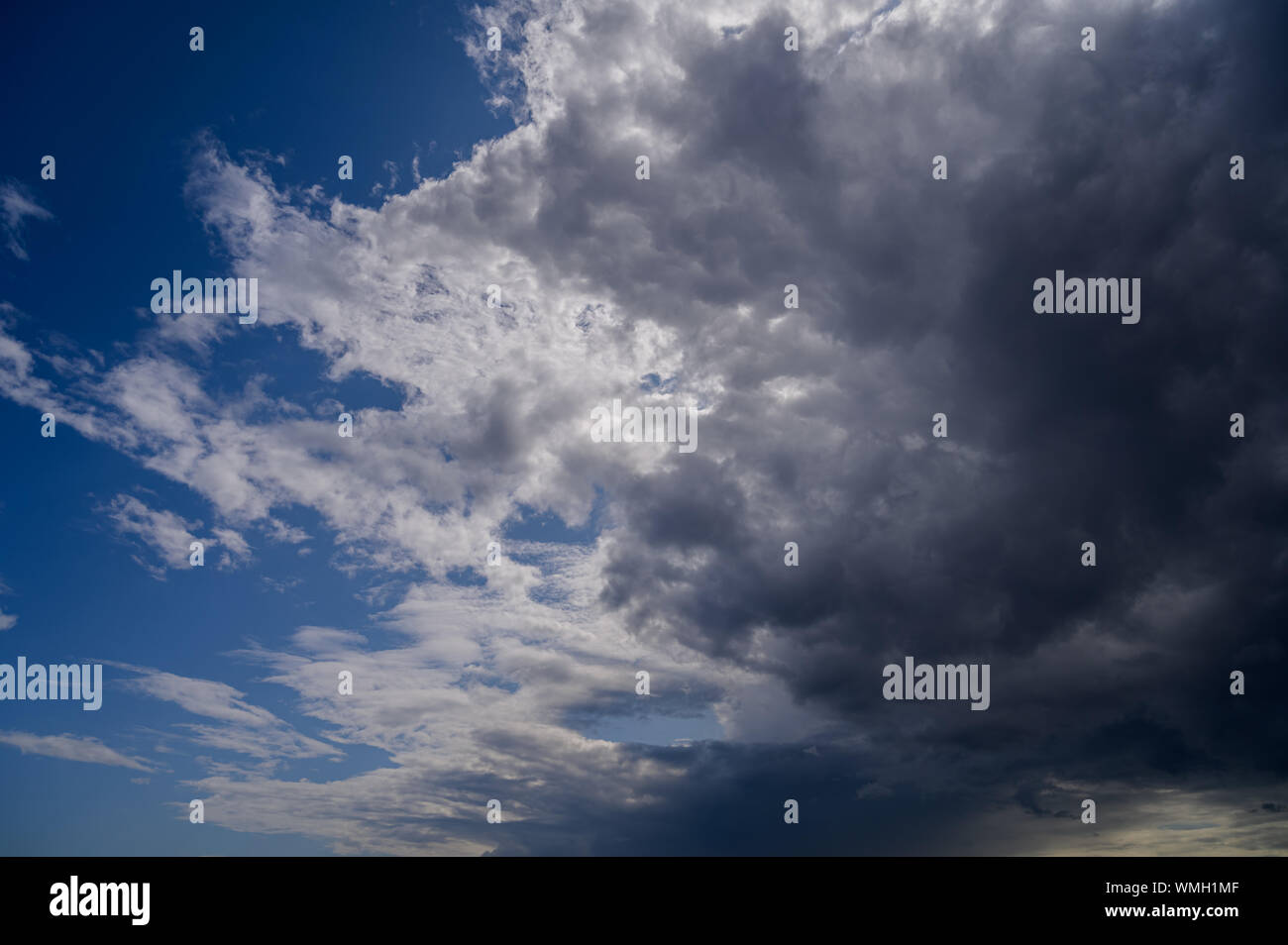 Dramatic sky with clouds. Nature background Stock Photo - Alamy