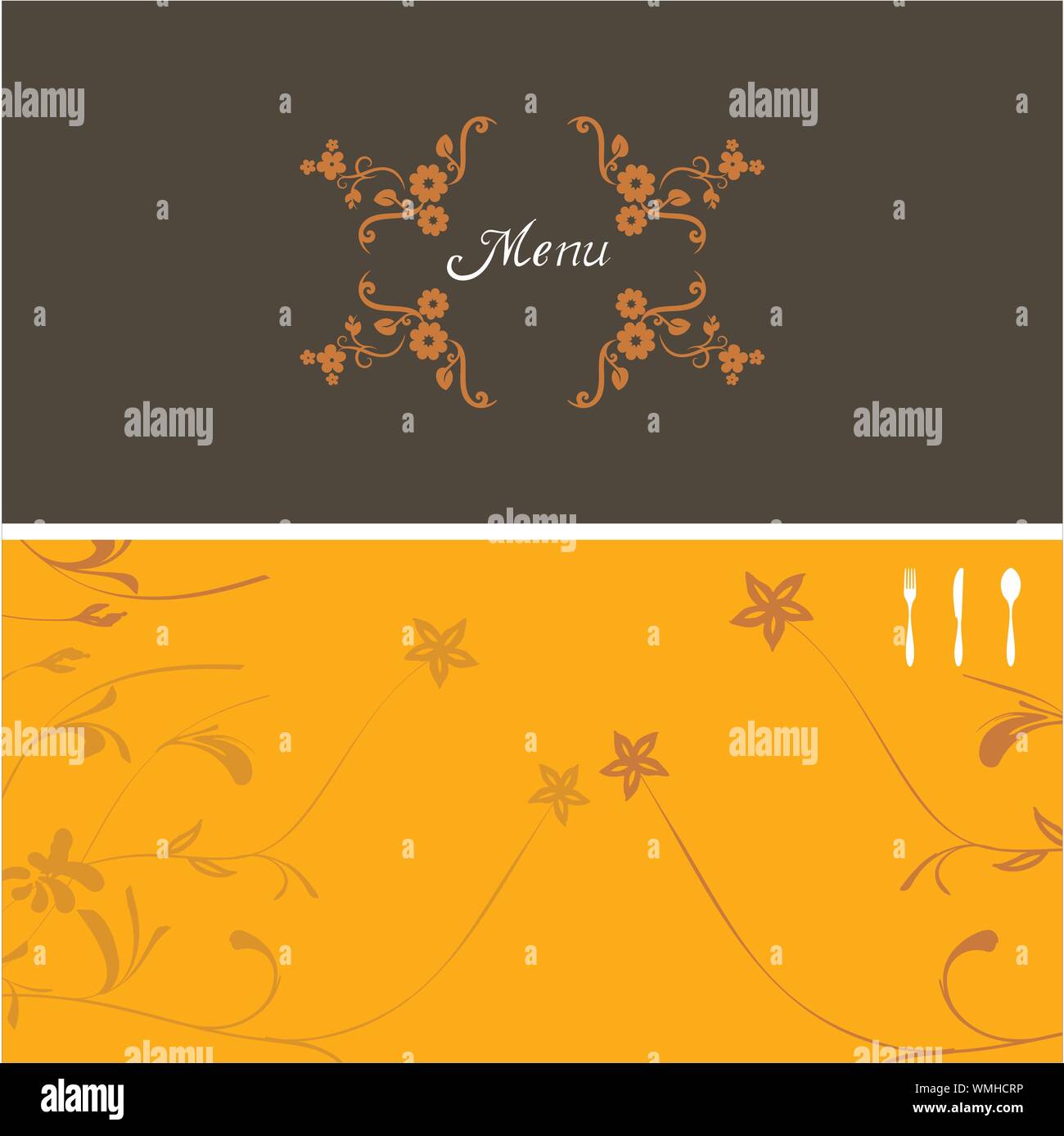 Vintage Indian menu cover design Stock Vector Image & Art Alamy