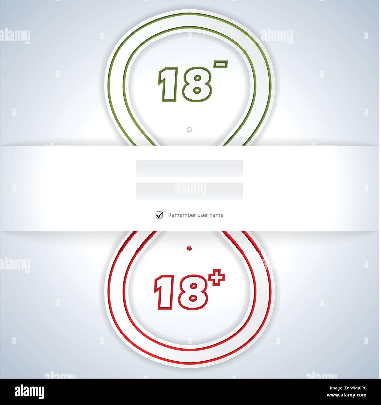 Login form page password Stock Vector Images - Alamy