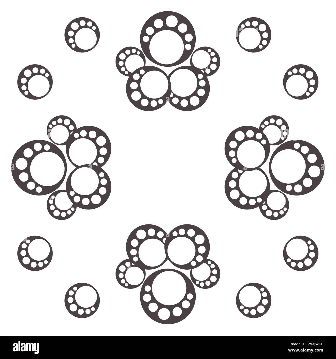 Abstract black and white illustration Stock Vector Image & Art - Alamy
