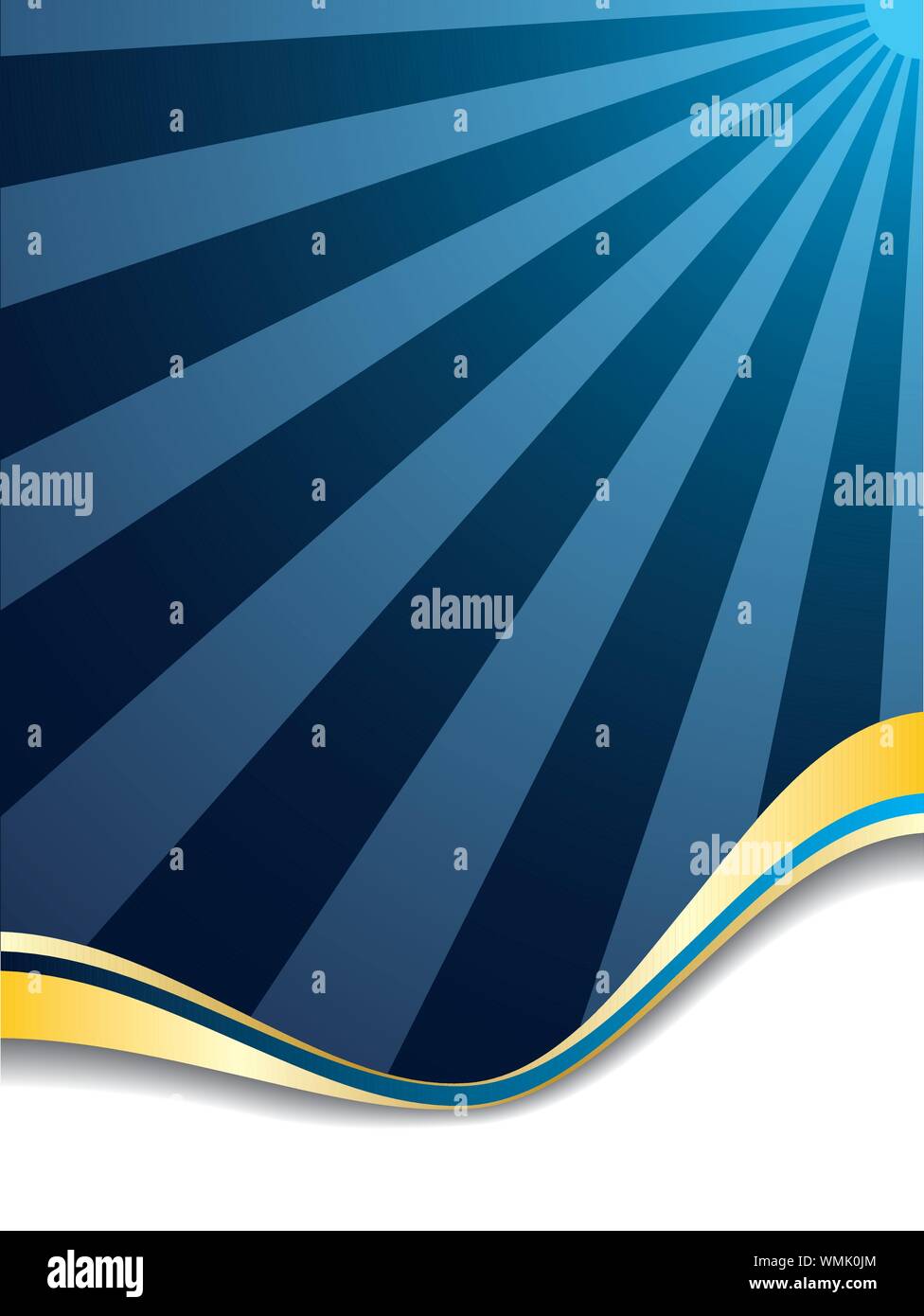 Blue rays 2 Stock Vector Image & Art - Alamy