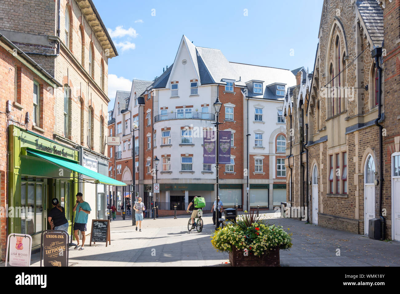 Upper Union Street, Aldershot, Hampshire, England, United Kingdom Stock