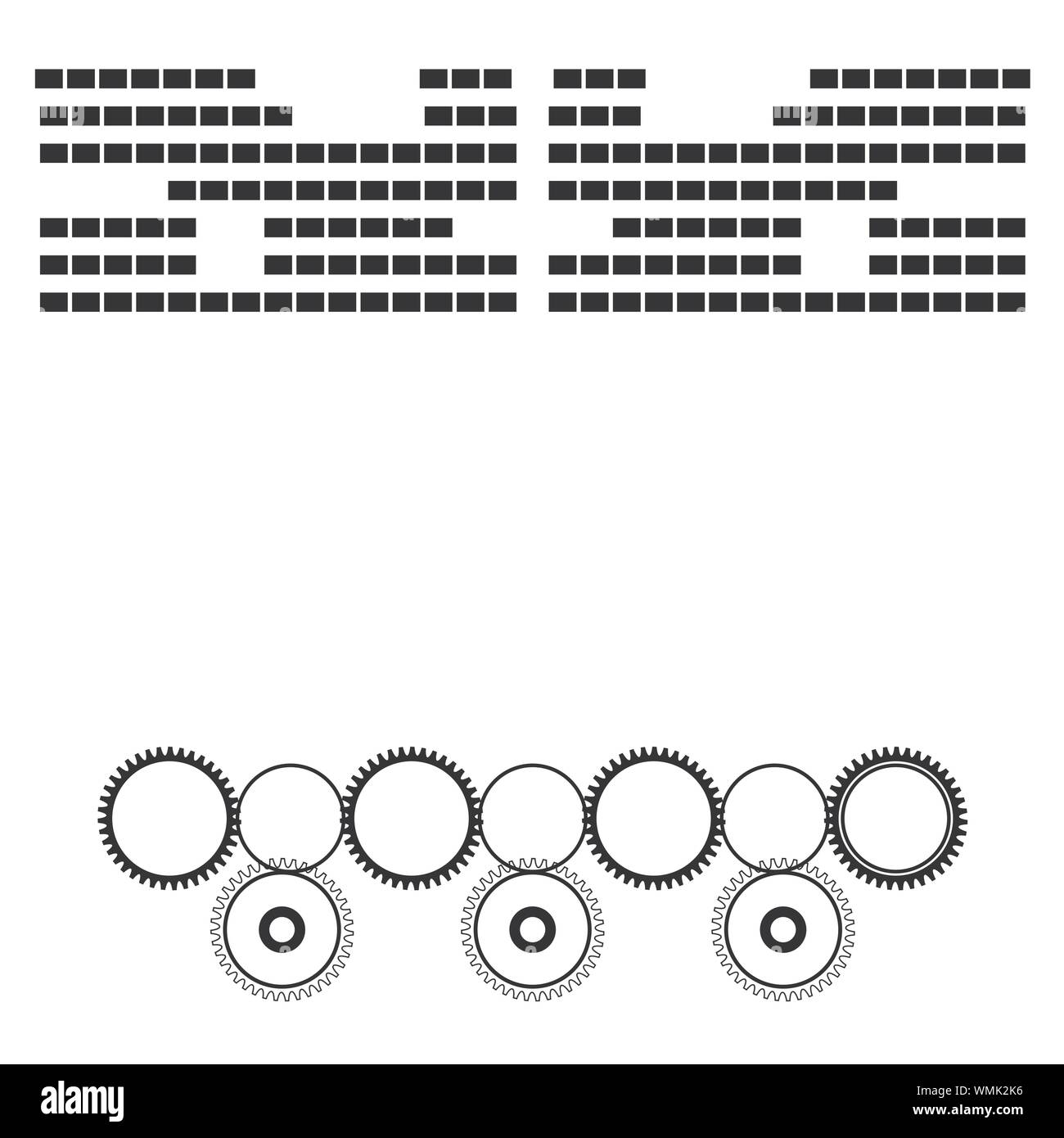 Abstract black and white illustration Stock Vector Image & Art - Alamy