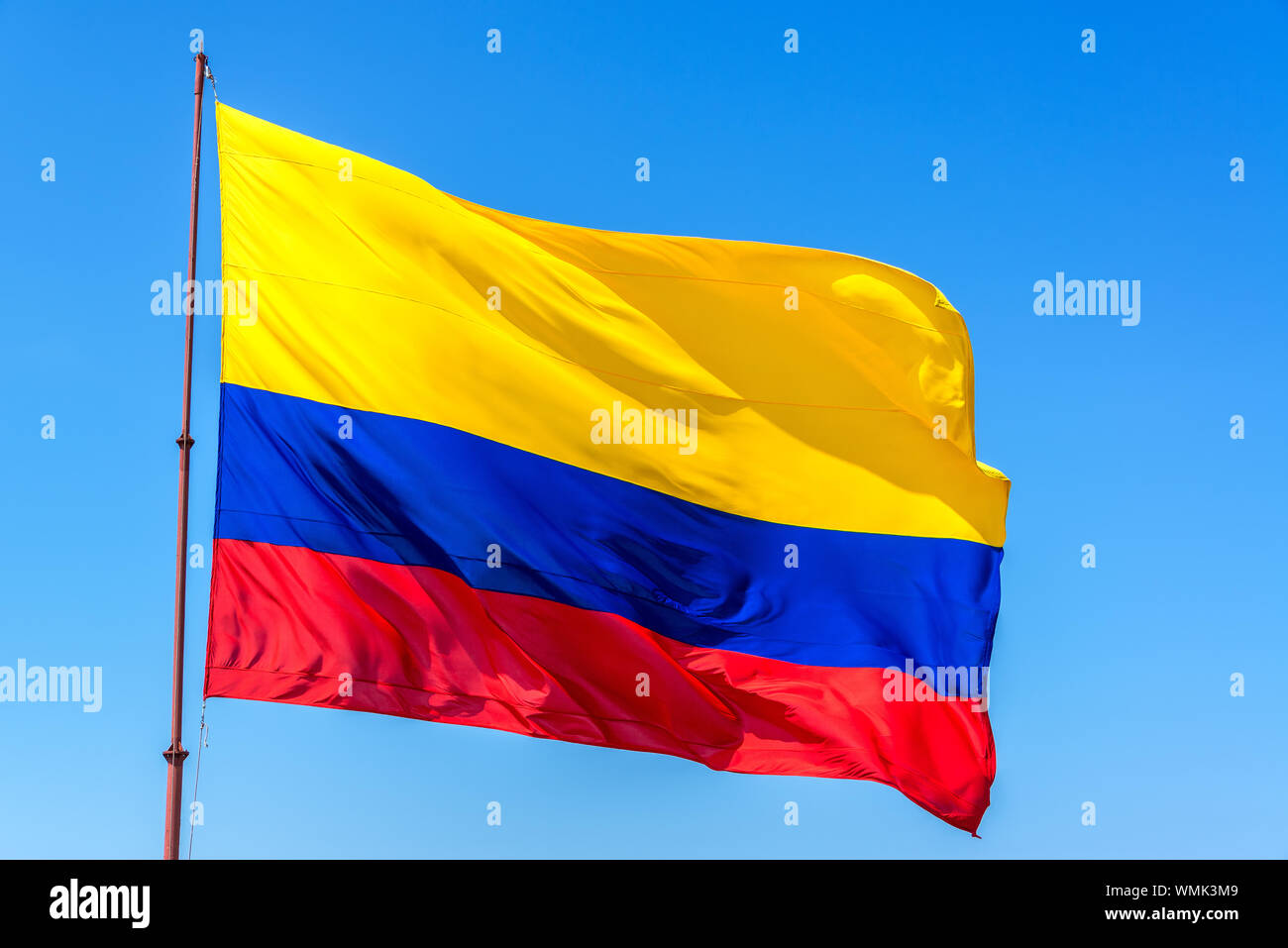 wallpapers Country Colombia Red Blue Yellow Flag alamy