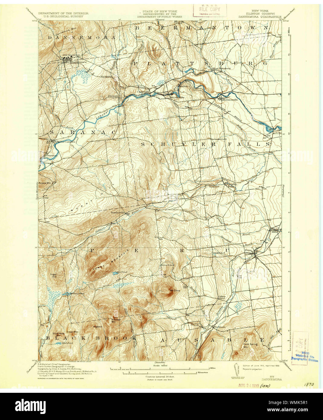 New York NY Dannemora 140584 1913 62500 Restoration Stock Photo Alamy