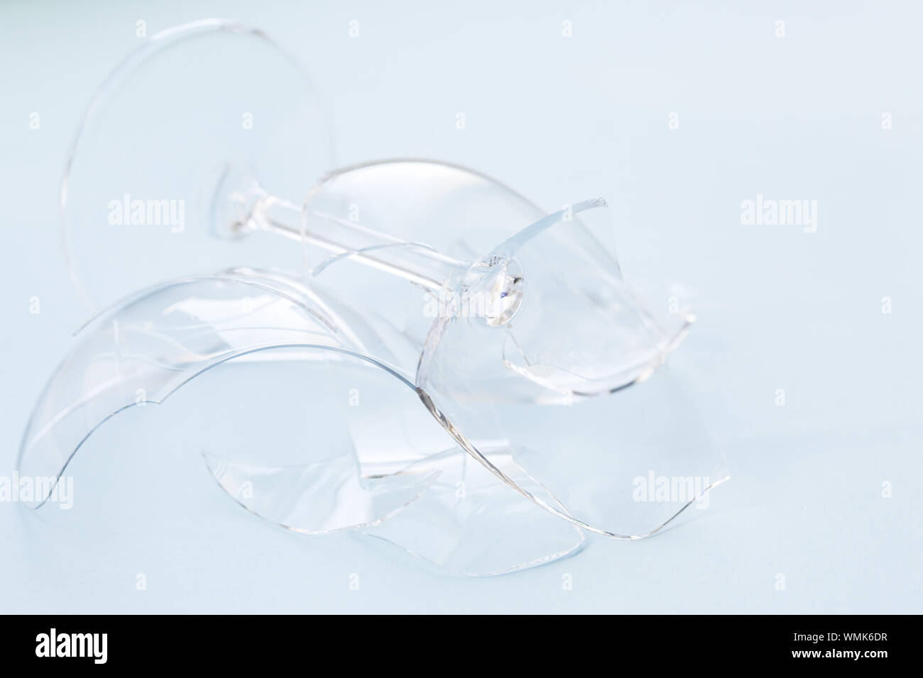 Broken Glass Cups with Reflection on a Glass Table Onr Black Background  Stock Photo by ©likstudio 66057515