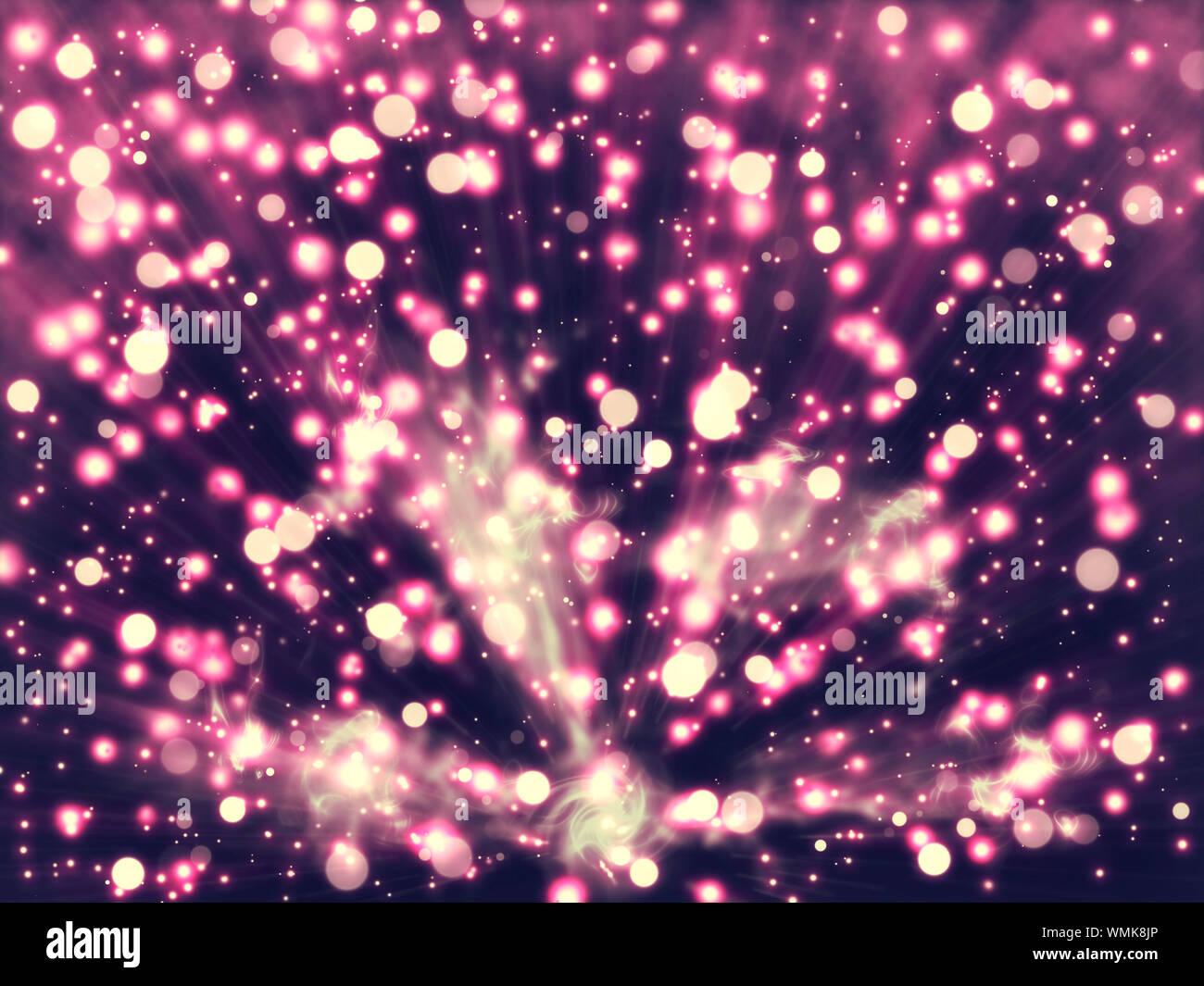 Illustration of light particle explosion abstract background Stock ...