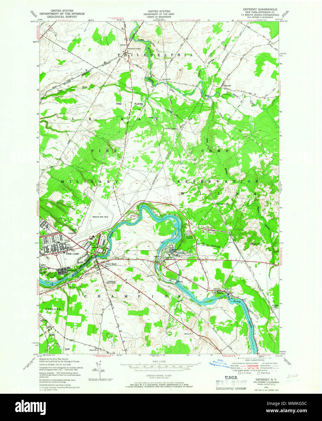 New York NY Deferiet 137971 1949 24000 Restoration Stock Photo Alamy