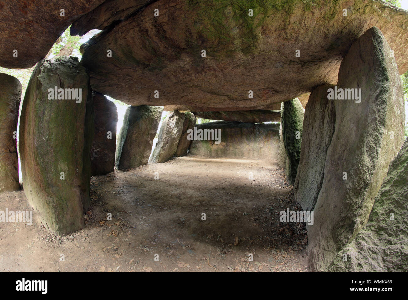 Back chamber of dolmen La RocheauxFees or The Fairies