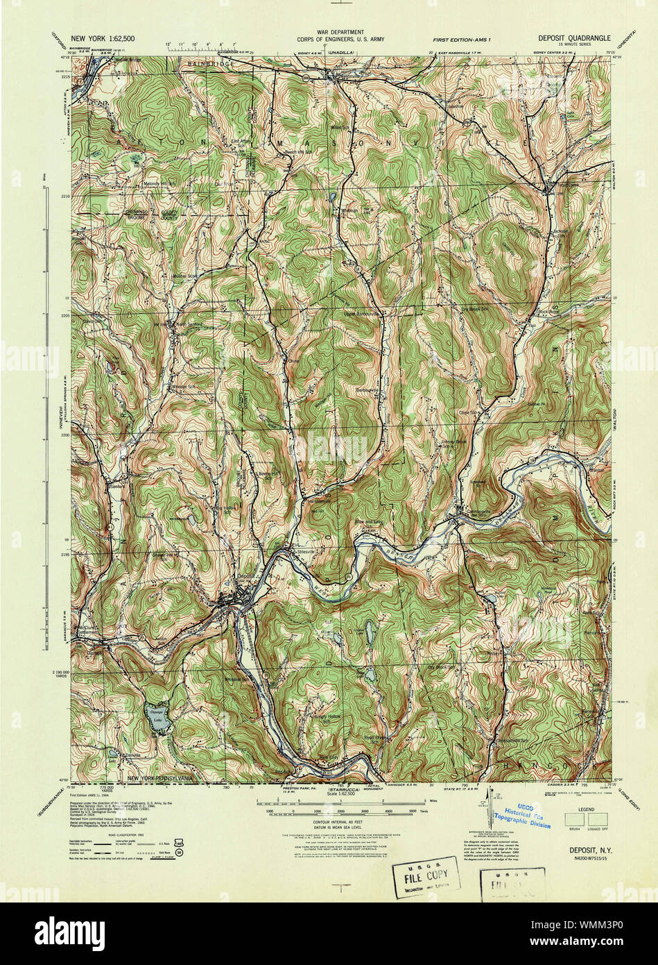 Deposit new york map hires stock photography and images Alamy