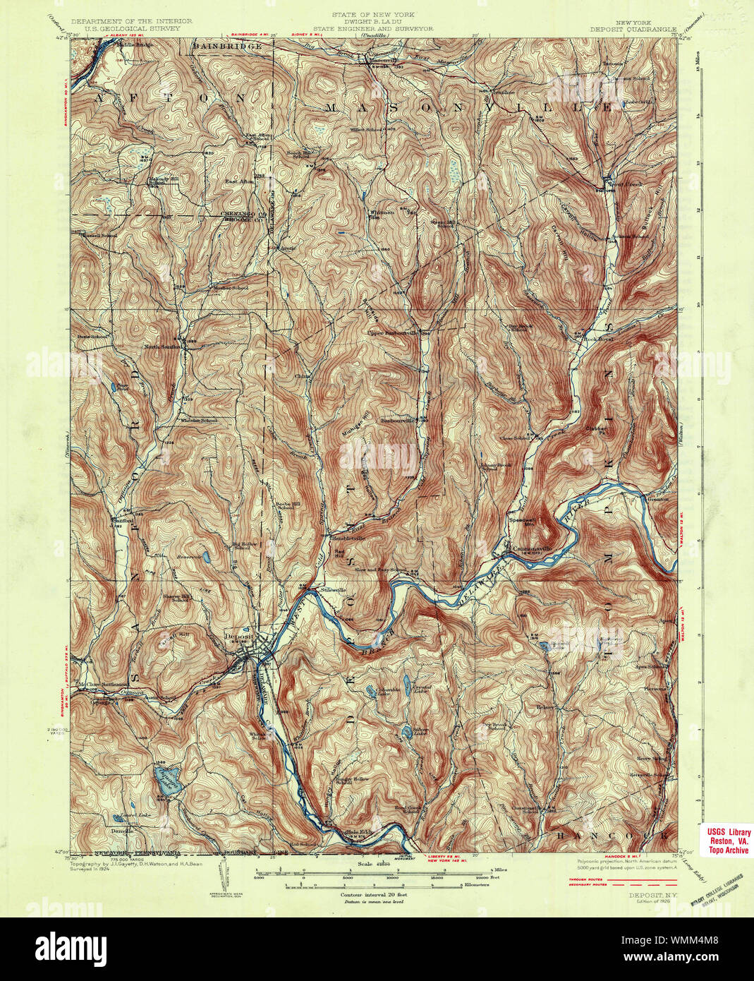 Deposit new york map hires stock photography and images Alamy