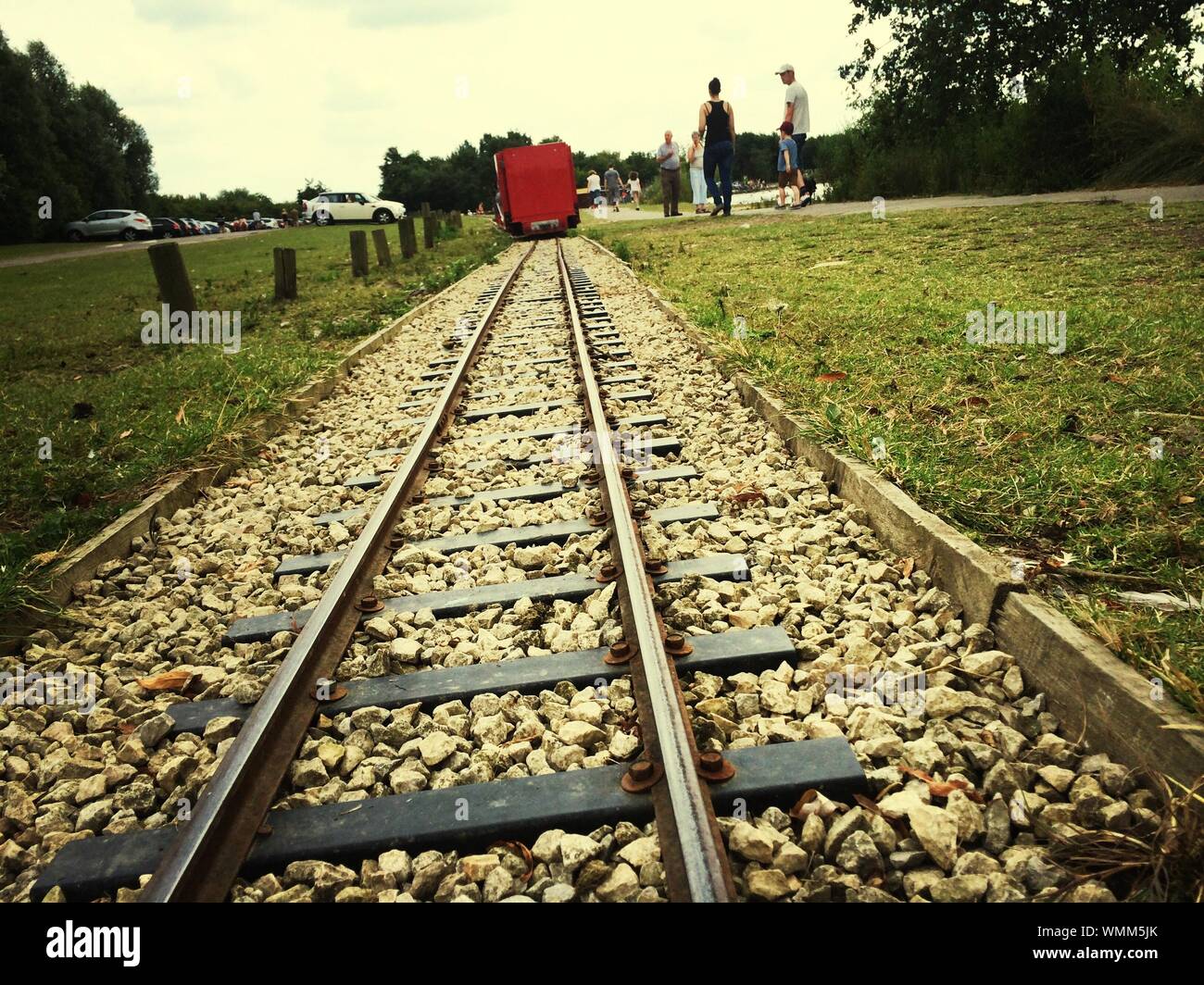 Car track rear view hi-res stock photography and images - Alamy
