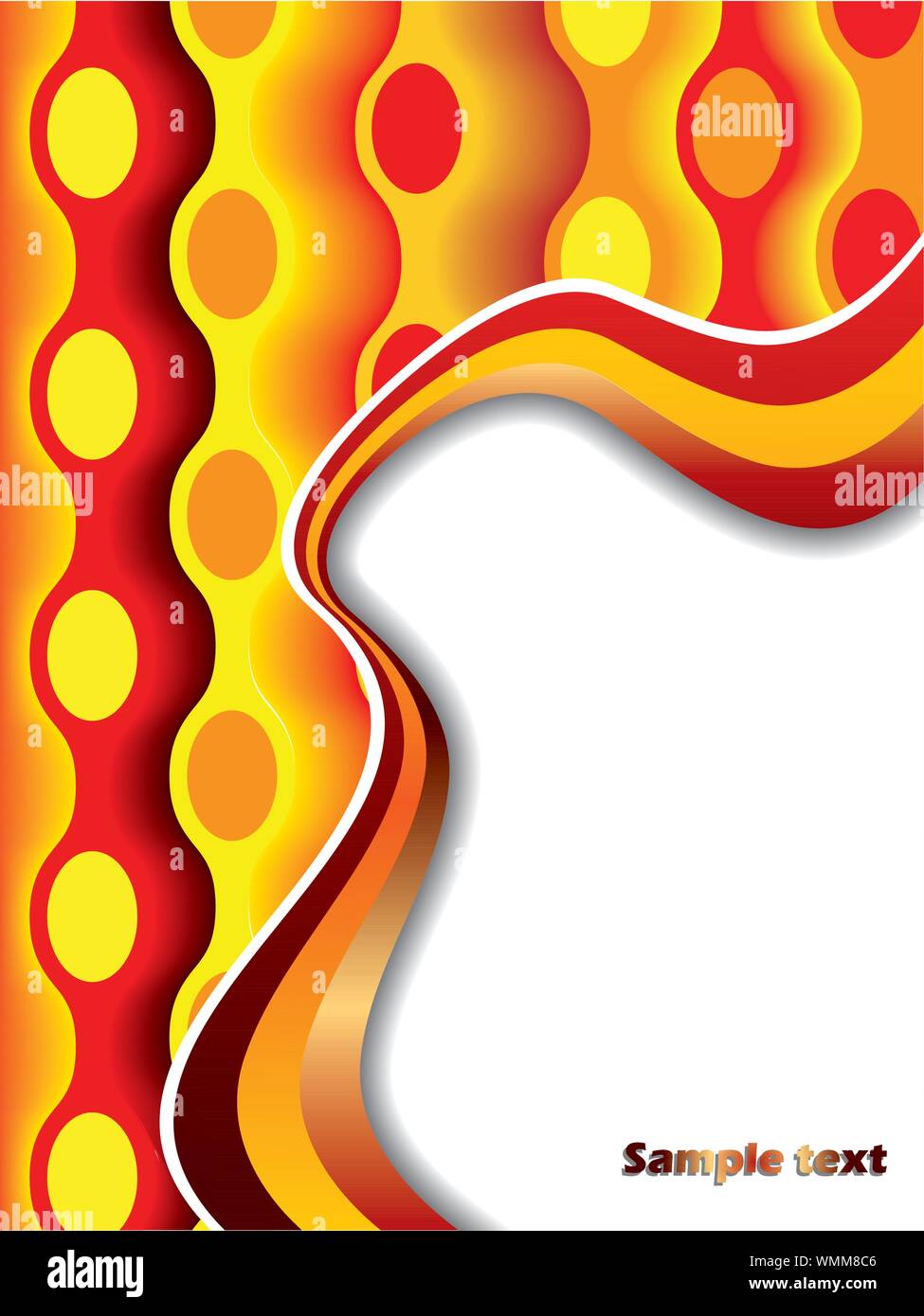 Abstract red waves Stock Vector Image & Art - Alamy