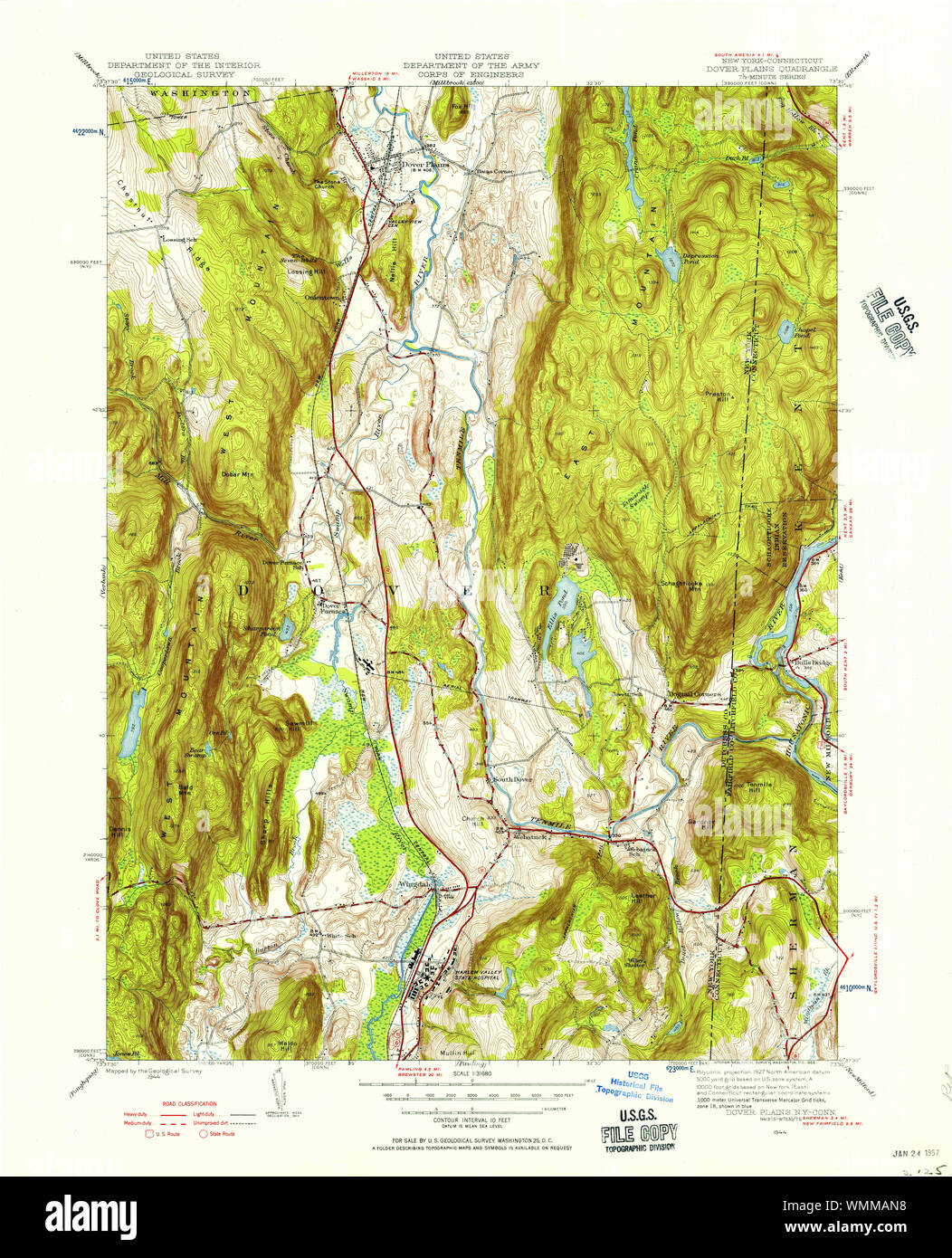 New York NY Dover Plains 137887 1944 31680 Restoration Stock Photo Alamy