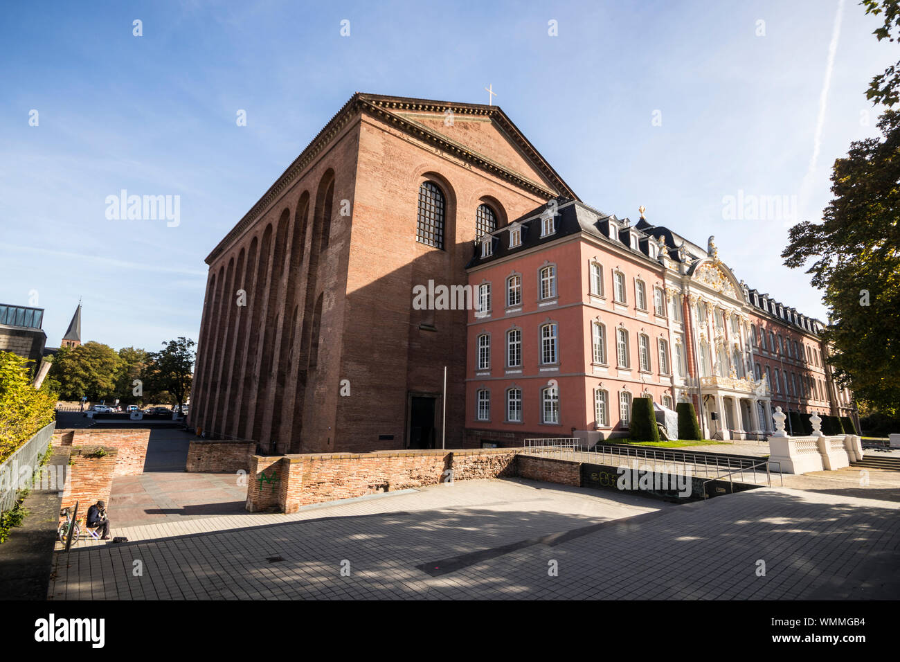 Trier, Germany. The Basilica of Constantine (Konstantinbasilika) or ...
