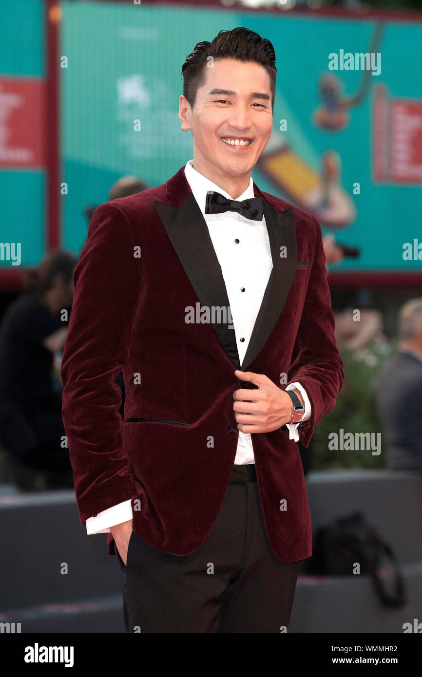 Mark Chao at the premiere of 'Saturday Fiction/Lan xin da ju yuan' at the Venice Biennale 2019/76th Venice International Film Festival at the Palazzo del Cinema. Venice, 04.09.2019 | usage worldwide Stock Photo