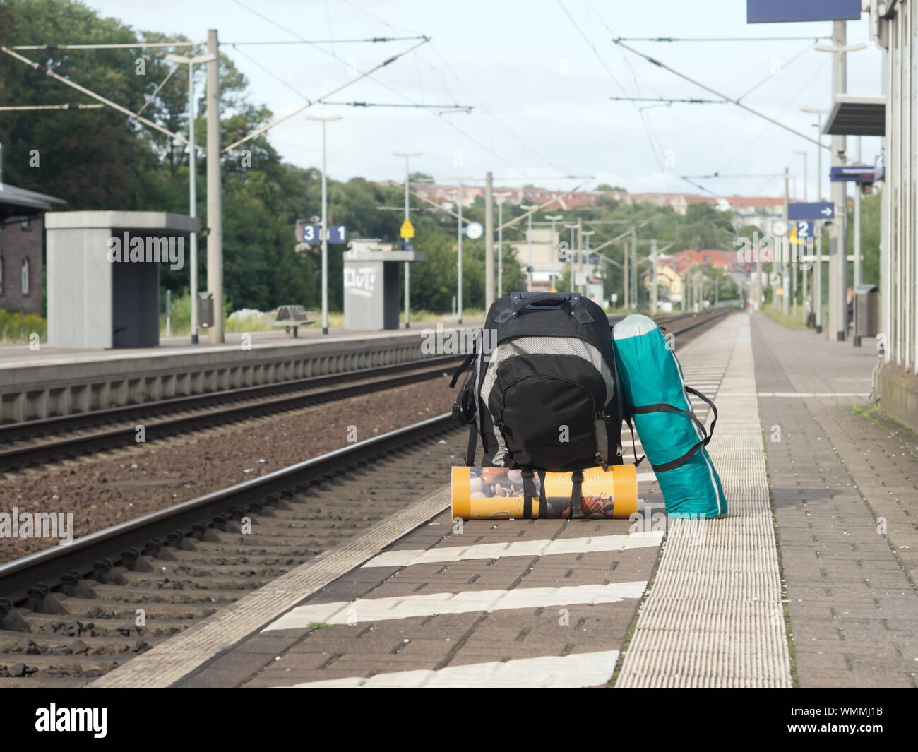 At railroad station hi-res stock photography and images - Alamy