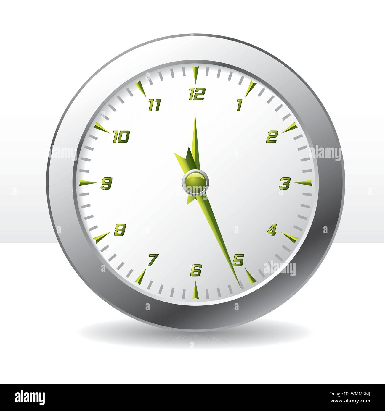 Analog wall clock Stock Vector Image & Art Alamy