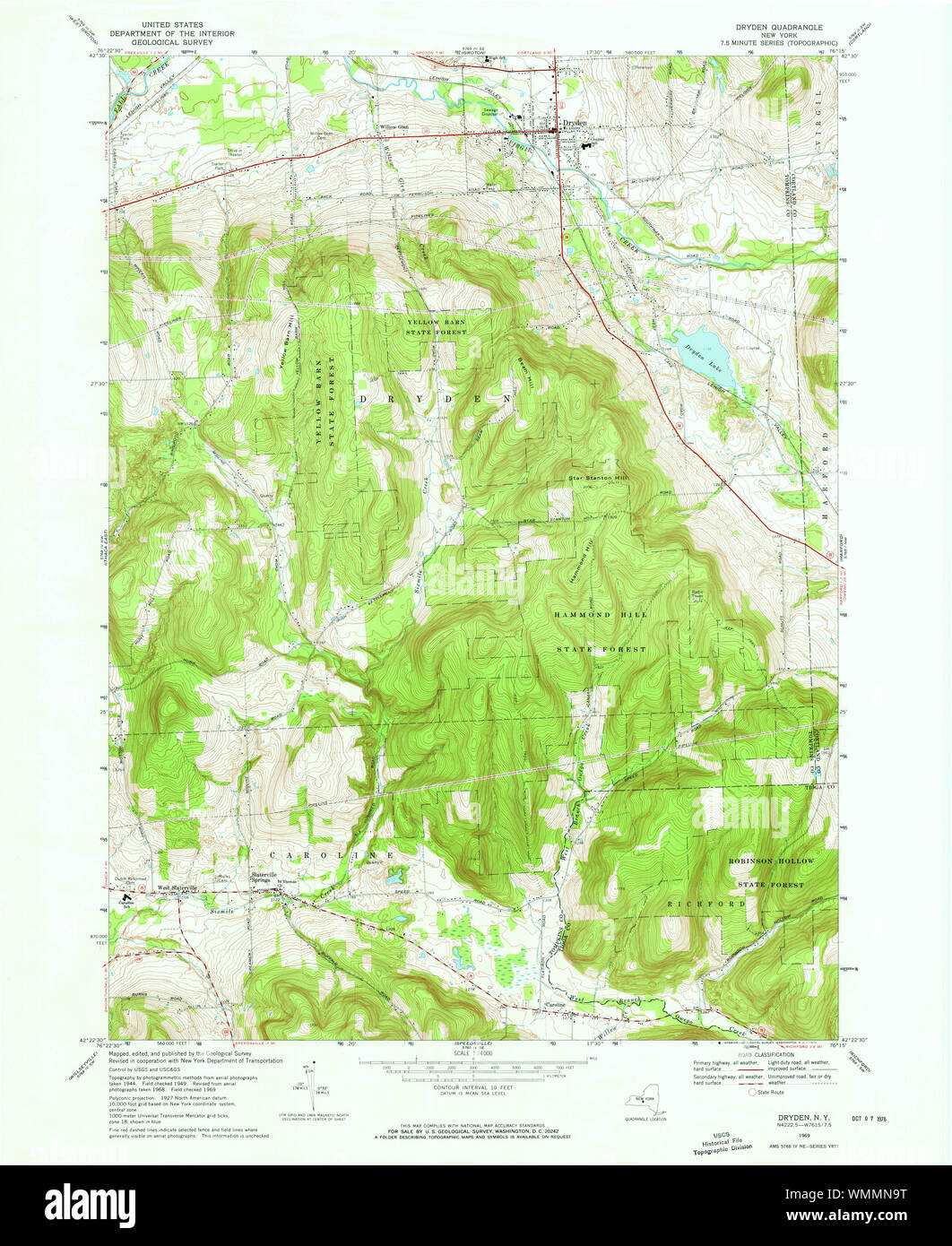 New York NY Dryden 137905 1969 24000 Restoration Stock Photo Alamy