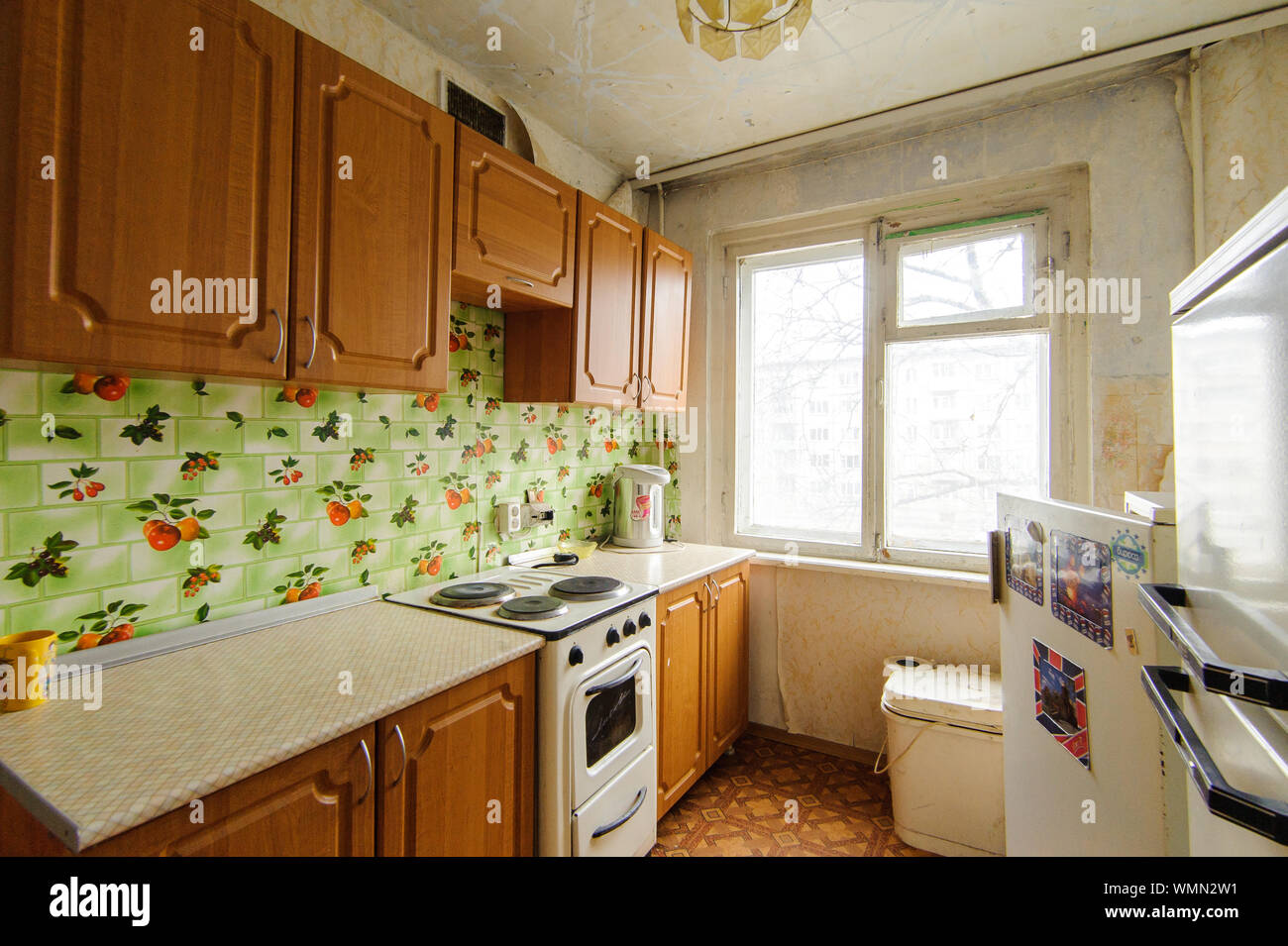 Russia Moscow June 05 2018 Interior Room Apartment Standard