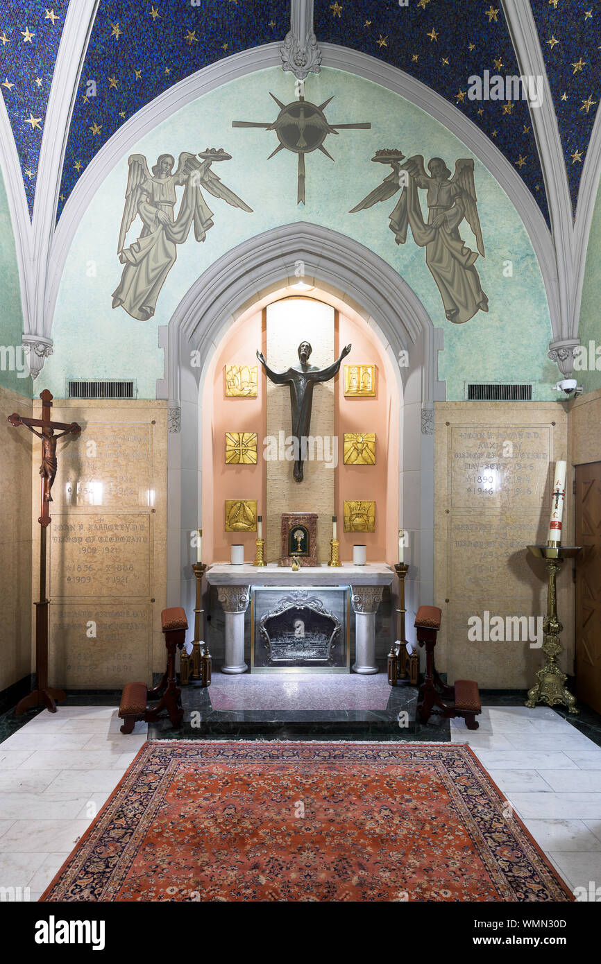 Shrine inside of the Cathedral of St. John the Evangelist on Superior