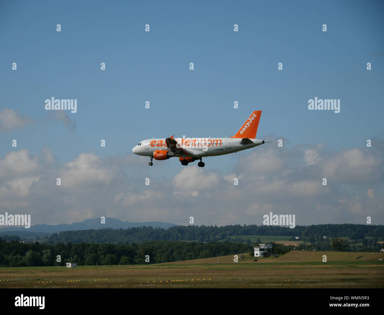 Easyjet Airplane At Zurich Airport Stock Photo Alamy