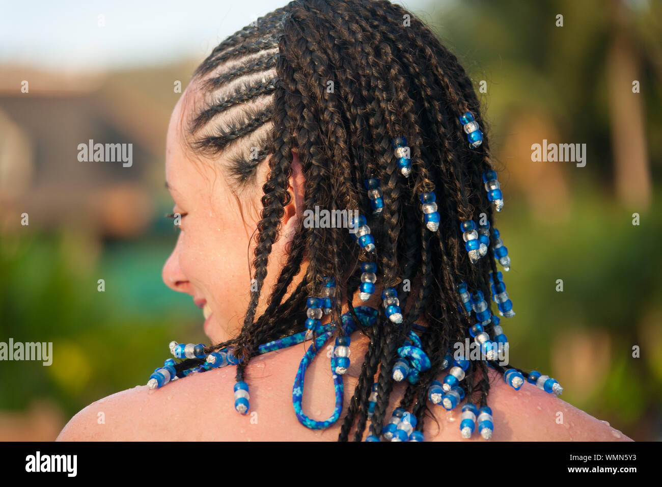 Corn row hair hi-res stock photography and images - Alamy