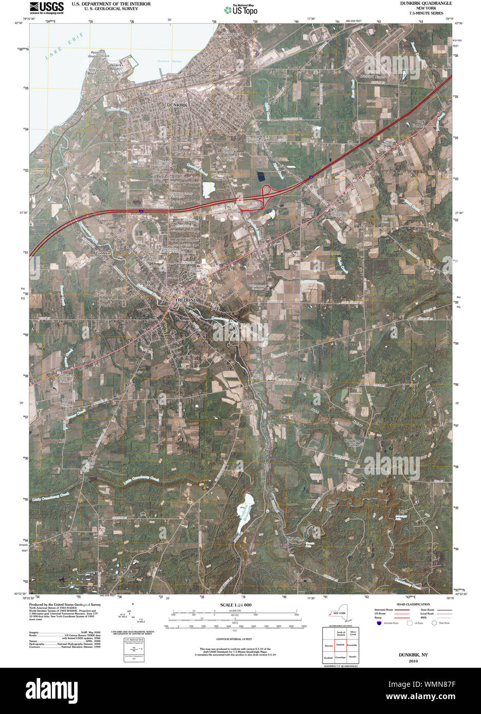 Map of dunkirk new york Cut Out - New York Ny Dunkirk 20100125 Tm Restoration WMN87F