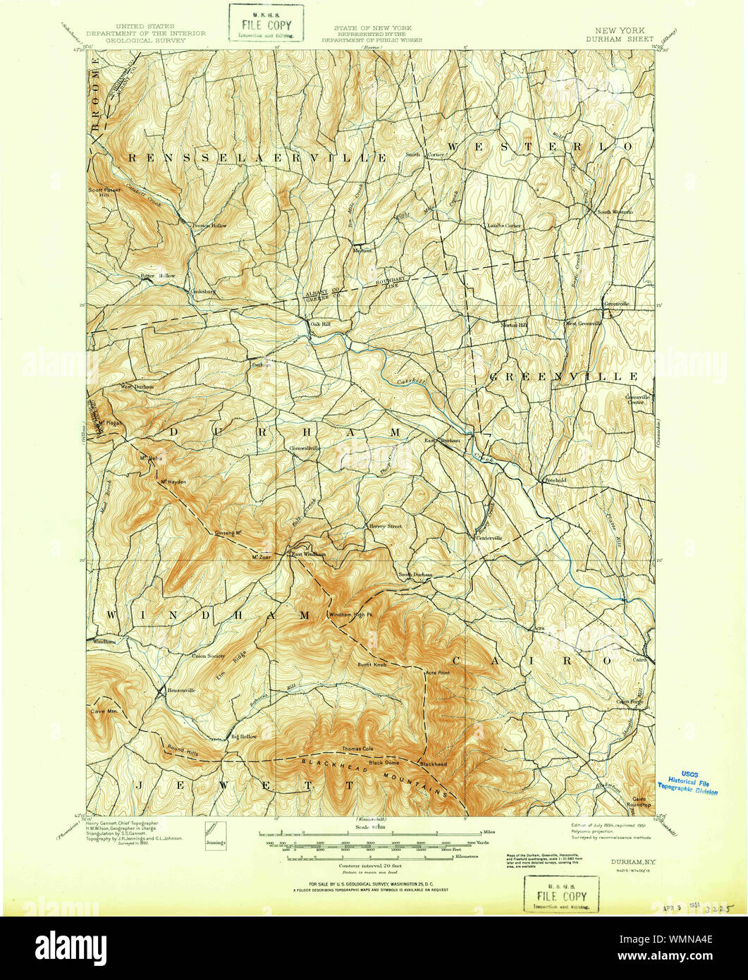 Map of durham new york hires stock photography and images Alamy
