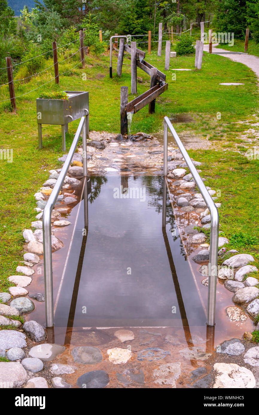alternative medicine with Kneipp water therapy Stock Photo Alamy