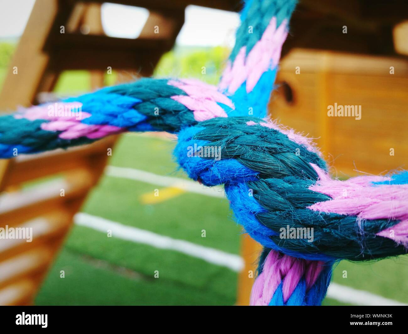Closeup Of Cargo Net At Playground Stock Photo Alamy