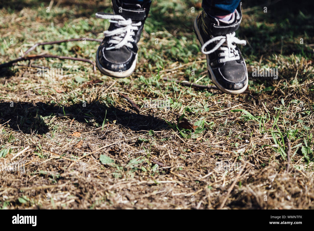 Jumping ground hires stock photography and images Alamy