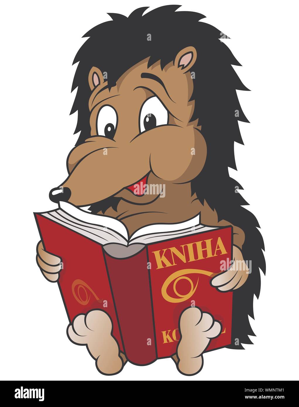 Hedgehog And Book Stock Vector Image & Art Alamy