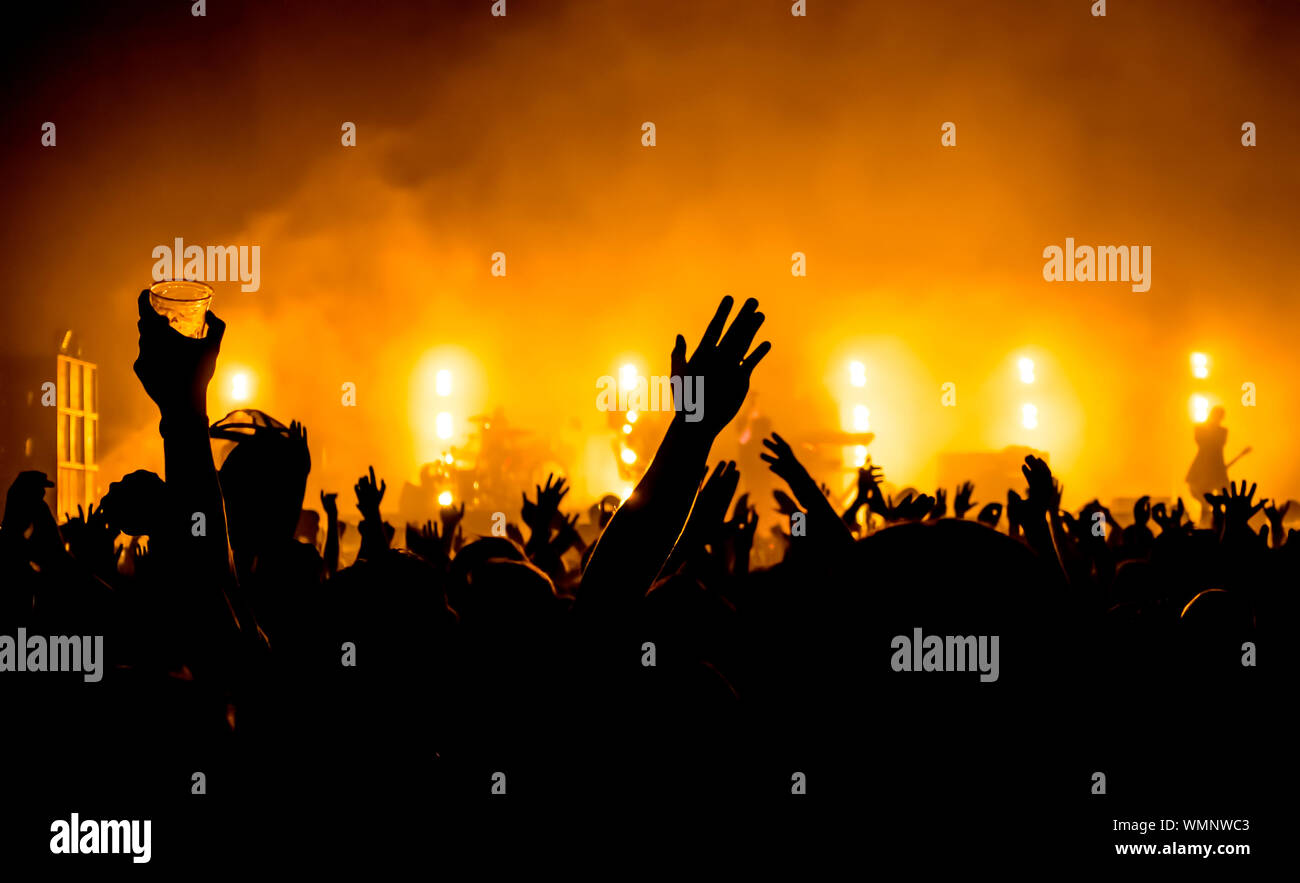 Rock Concert High Resolution Stock Photography And Images Alamy