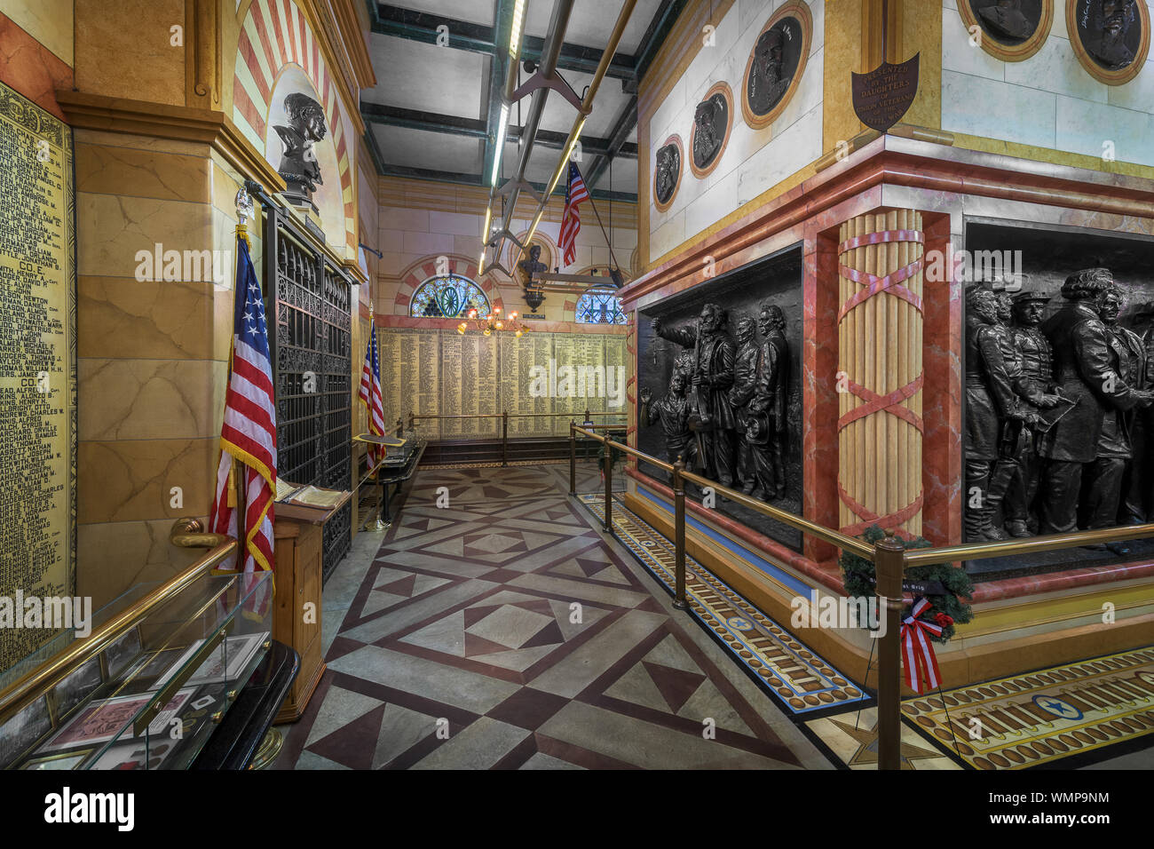 Interior of the Soldiers' and Sailors' Monument on Public Square in