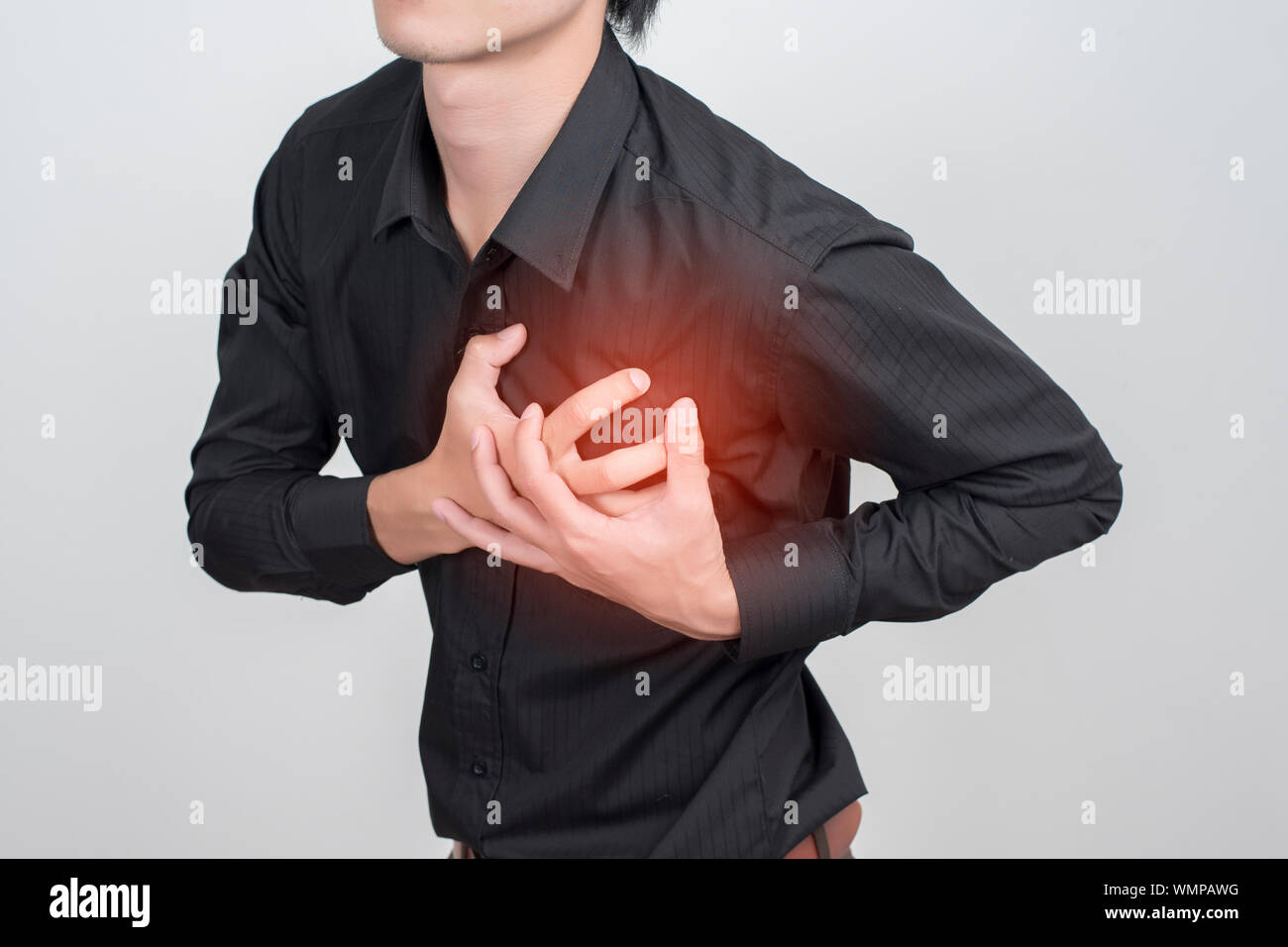 Clutching Chest High Resolution Stock Photography and Images Alamy