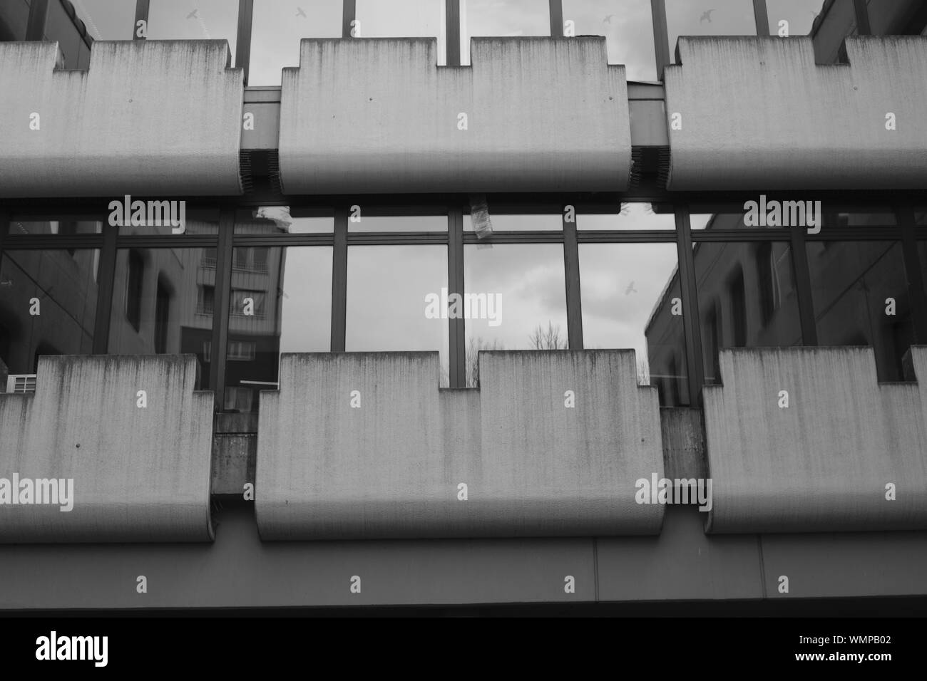 Modern architecture photography Siegen-Wittgenstein Stock Photo