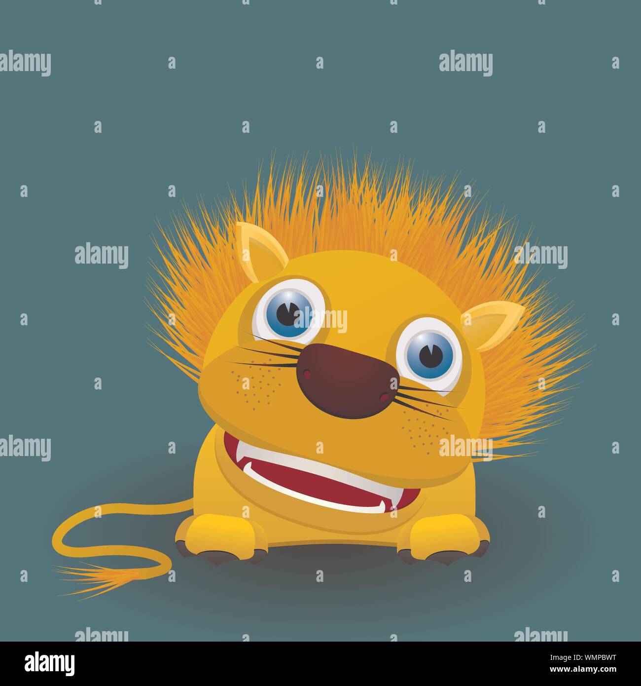 Cute baby lion Stock Vector Image & Art - Alamy