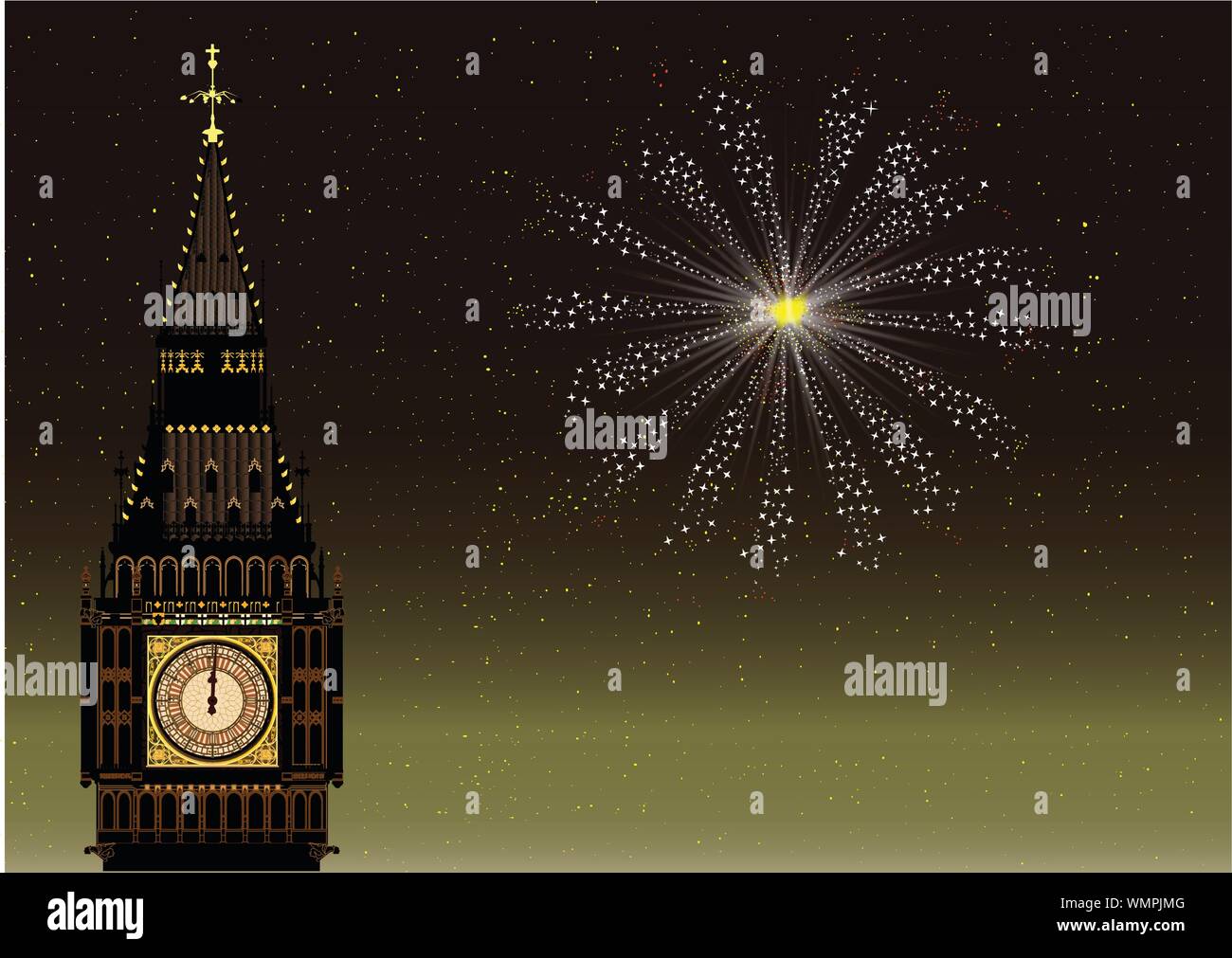 New Year. Stock Vector