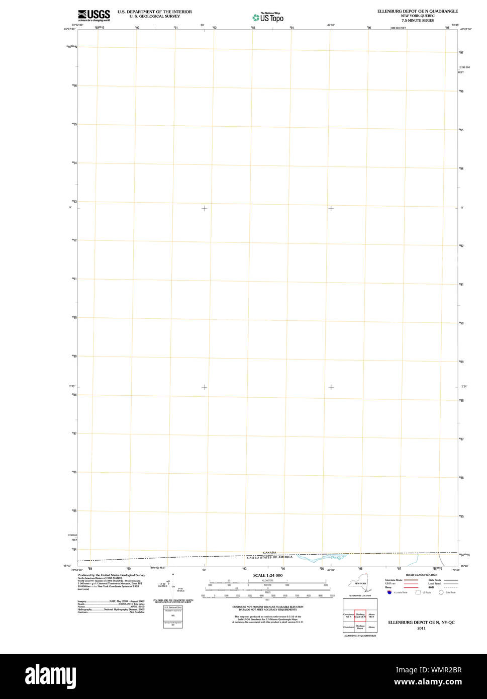 New York NY Ellenburg Depot OE N 20110510 TM Restoration Stock Photo