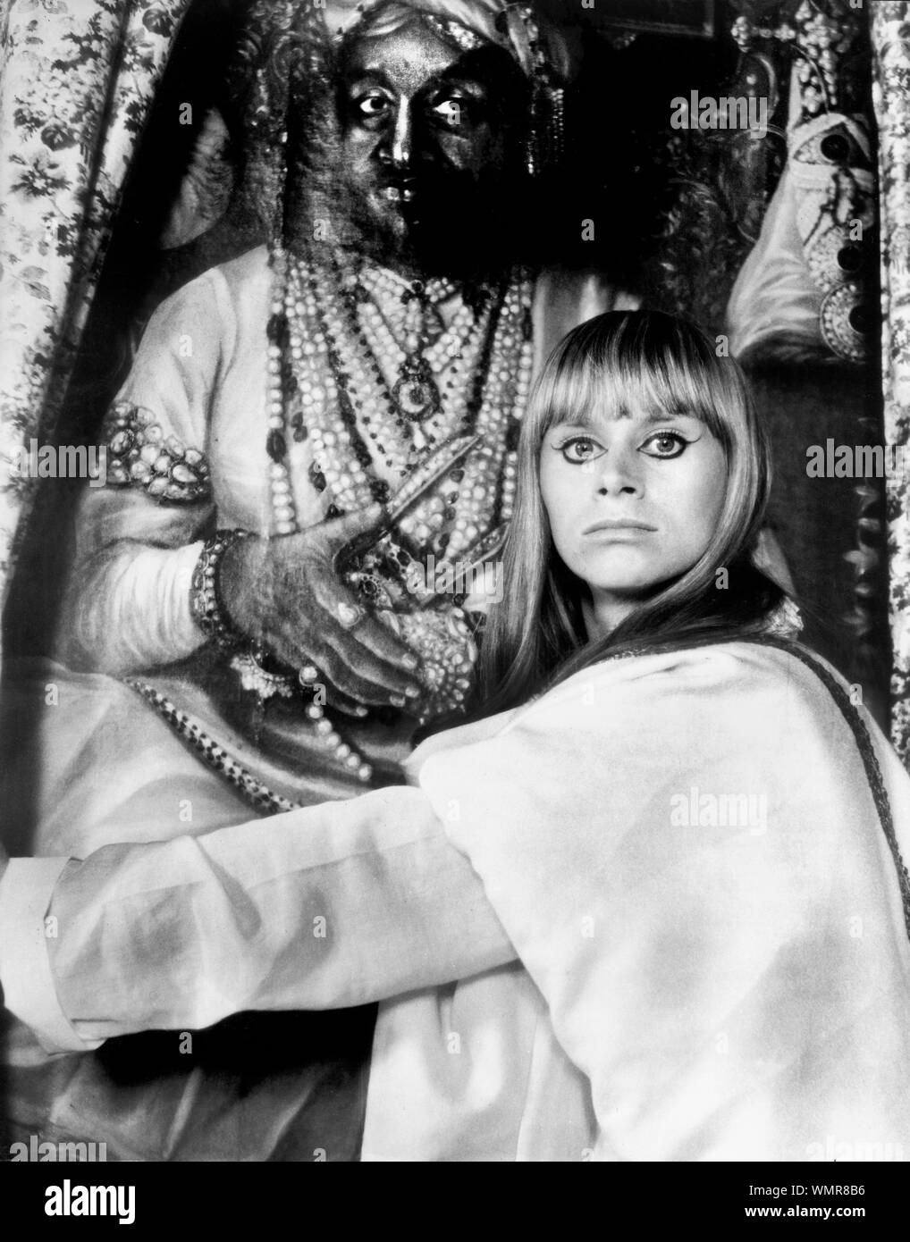 Rita Tushingham, on-set of the Film, 'The Guru', 20th Century-Fox, 1969 Stock Photo