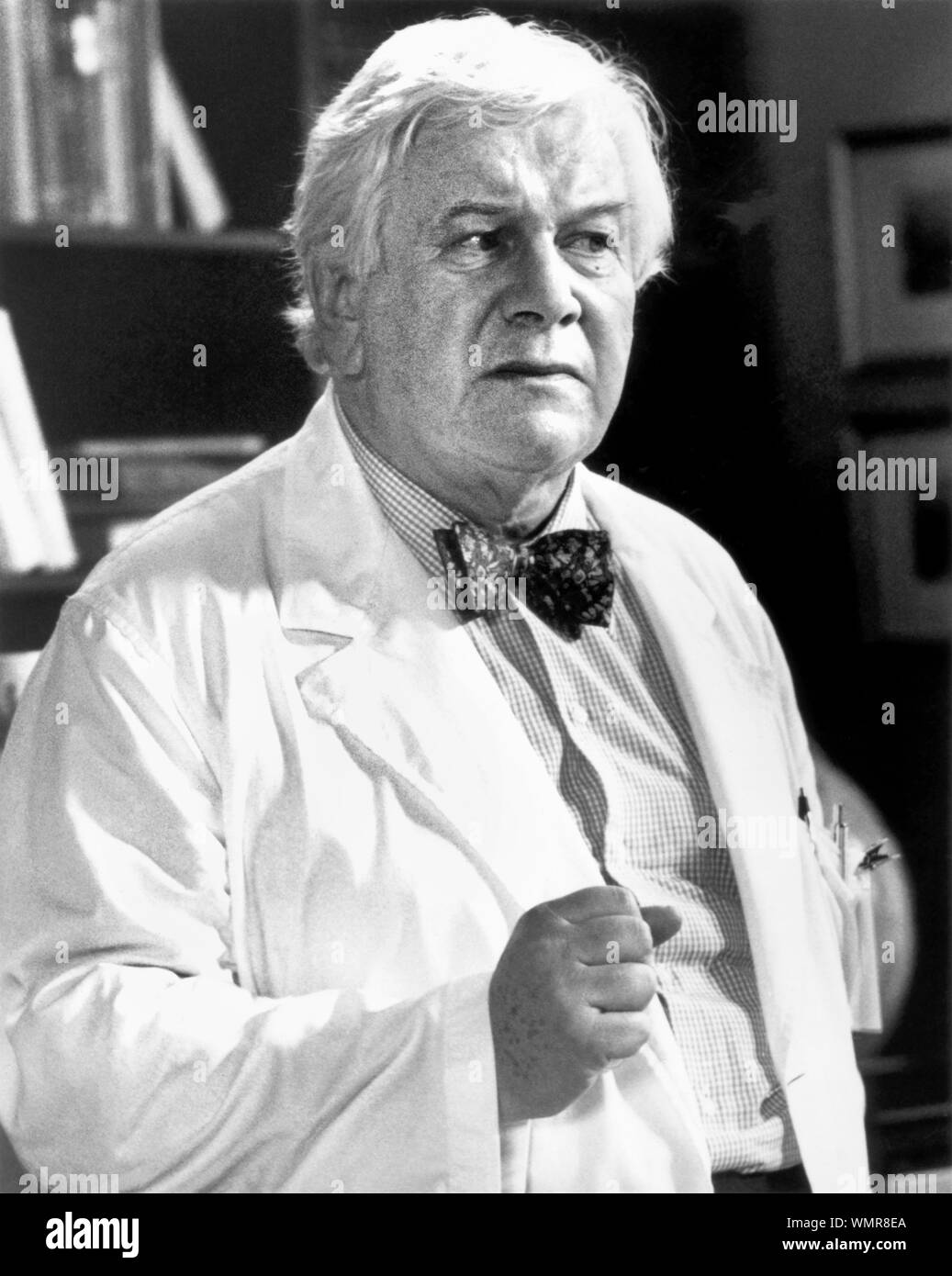 Peter Ustinov, on-set of the Film, 'Lorenzo's Oil', Universal Pictures, 1992 Stock Photo